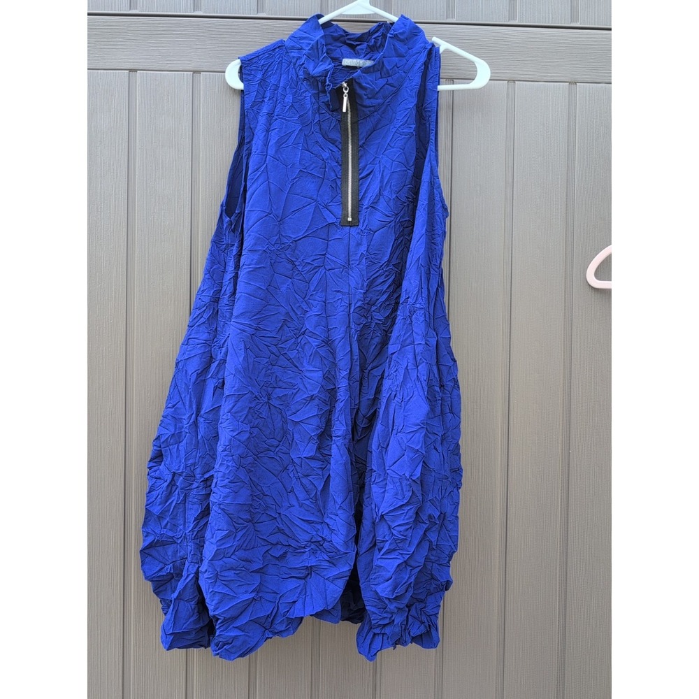 Evelyn &‎ Arthur Blue Sleeveless Large Made To Look Dress